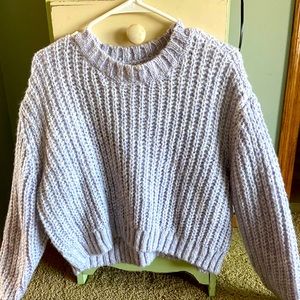 Purple sweater PacSun/ la hearts